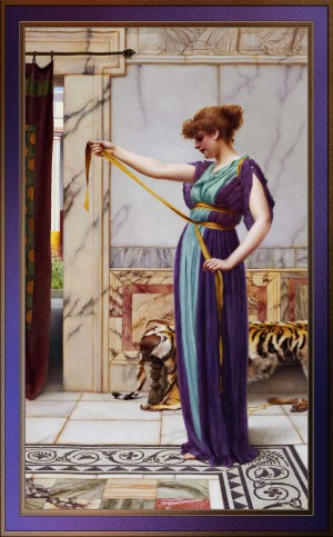A Pompeian Lady by John William Godward